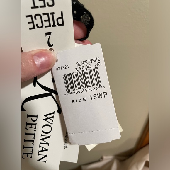 Vintage Floral Black 2 Piece Dress - Picture 11 of 15